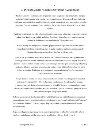 Informacijos paieškos sistemos. Paveikslėlis 10