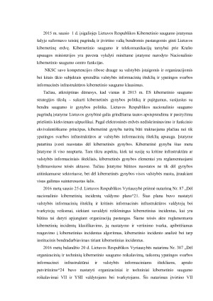 Kibernetinio saugumo iššūkiai ir valstybės informacinių sistemų apsaugos svarba. Paveikslėlis 4