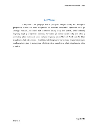 Kompiuterių programinė įranga ir jos paskirtis. Sisteminė programinė įranga. Taikomoji programinė įranga ir jos panaudojimas.. Paveikslėlis 3