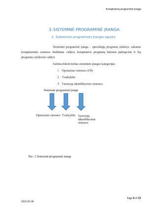 Kompiuterių programinė įranga ir jos paskirtis. Sisteminė programinė įranga. Taikomoji programinė įranga ir jos panaudojimas.. Paveikslėlis 6