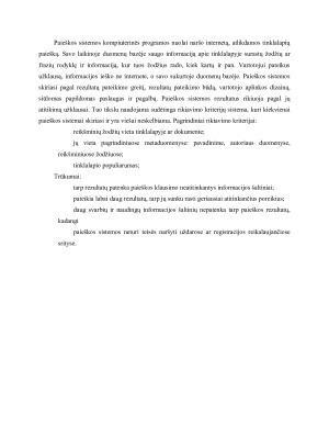 Paieškos sistemos ir jų rezultatai internete. Paveikslėlis 5