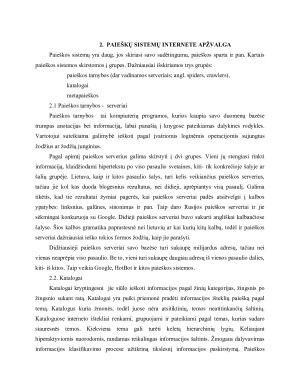 Paieškos sistemos ir jų rezultatai internete. Paveikslėlis 6