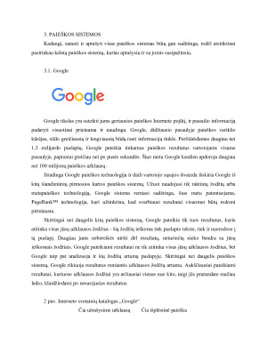 Paieškos sistemos ir jų rezultatai internete. Paveikslėlis 9