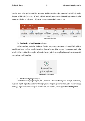 Pateikčių programa Power Point.. Paveikslėlis 6