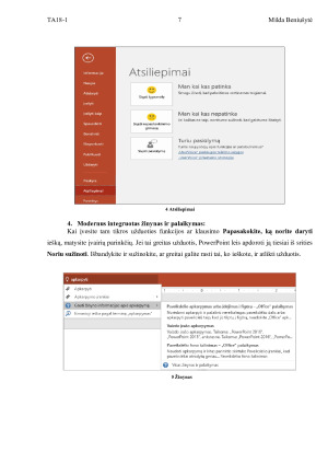 Pateikčių programa Power Point.. Paveikslėlis 7