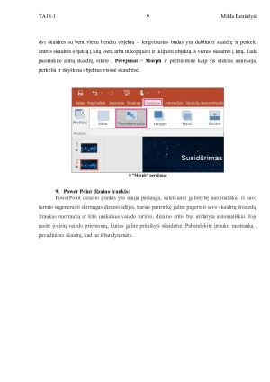 Pateikčių programa Power Point.. Paveikslėlis 9
