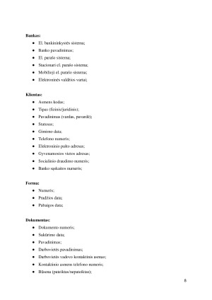 Prašymo pateikimo ligos pašalpai gauti veiklos procesas. Paveikslėlis 8