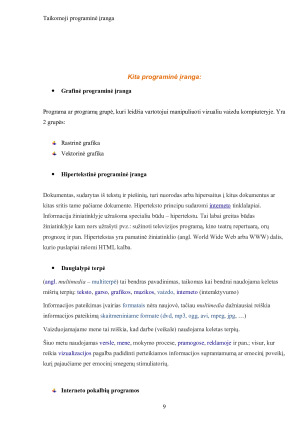 PROGRAMINĖ KOMPIUTERIO ĮRANGA. Paveikslėlis 10