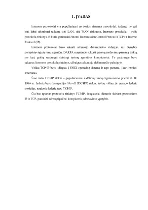 PROTOKOLŲ RINKINYS  TCPIP. Paveikslėlis 3