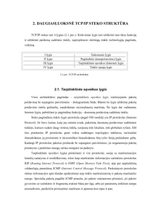 PROTOKOLŲ RINKINYS  TCPIP. Paveikslėlis 4