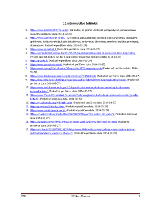 QR kodai. Paveikslėlis 7