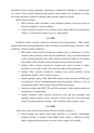 VEIKLOS TAISYKLIŲ IR JŲ TAIKYMO INFORMACINIŲ SISTEMŲ KŪRIME ANALIZĖ. Paveikslėlis 9