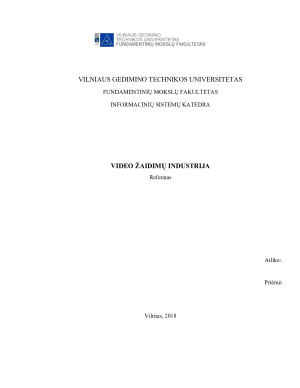 VIDEO ŽAIDIMŲ INDUSTRIJA