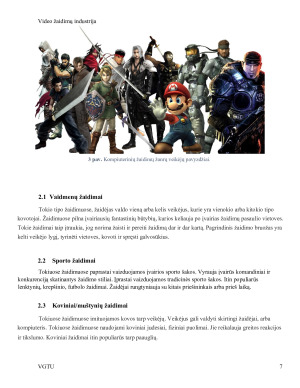 VIDEO ŽAIDIMŲ INDUSTRIJA. Paveikslėlis 7