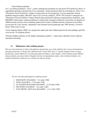 VIDEO ŽAIDIMŲ INDUSTRIJA. Paveikslėlis 9