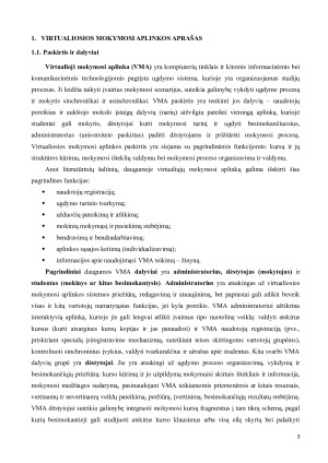 VIRTUALIOJI MOKYMOSI APLINKA. Paveikslėlis 3