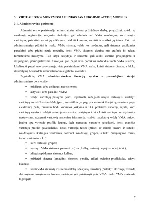 VIRTUALIOJI MOKYMOSI APLINKA. Paveikslėlis 9