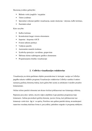 VIZUALIZACIJA CODESYS PROGRAMAVIMO SISTEMOJE. Paveikslėlis 6