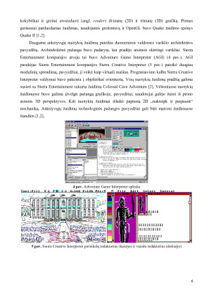 ŽAIDIMŲ VARIKLIAI, OPENGL STANDARTAS. ANALIZĖ IR PALYGINIMAS. Paveikslėlis 6