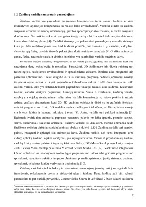 ŽAIDIMŲ VARIKLIAI, OPENGL STANDARTAS. ANALIZĖ IR PALYGINIMAS. Paveikslėlis 7