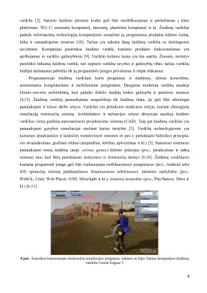 ŽAIDIMŲ VARIKLIAI, OPENGL STANDARTAS. ANALIZĖ IR PALYGINIMAS. Paveikslėlis 8