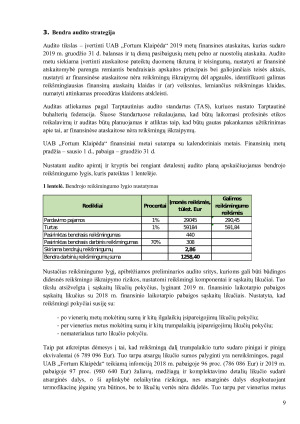 „Fortum Klaipėda“ audito strategija. Paveikslėlis 9