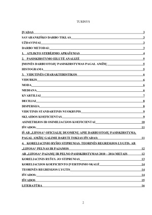 AB ,,LIFOSA“ DARBUOTOJŲ PASISKIRSTYMO ANALIZĖ. Paveikslėlis 2