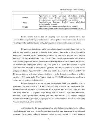 AKCIZŲ ADMINISTRAVIMAS, JŲ APSKAITA IR FISKALINĖ REIKŠMĖ. Paveikslėlis 6