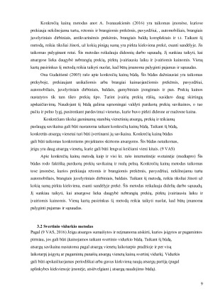 Atsargų apskaitos ypatumų analizė prekybos įmonėje. Paveikslėlis 9