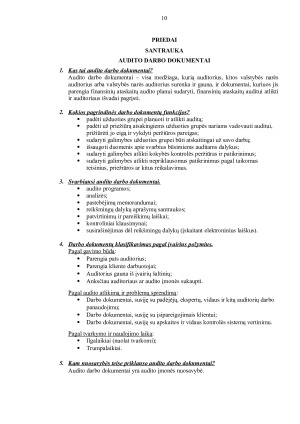 AUDITO DARBO DOKUMENTAI. Paveikslėlis 10