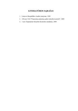 AUDITO ĮMONIŲ RŪŠYS IR REGISTRACIJA AUDITORIAUS TEISĖS, PAREIGOS IR ATSAKOMYBĖ. Paveikslėlis 8