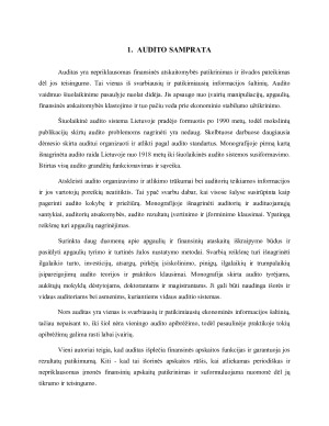 AUDITO RAIDA PASAULYJE IR LIETUVOJE. Paveikslėlis 3