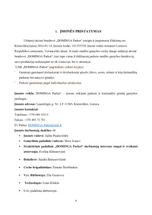 DARBUOTOJŲ SAUGOS IR SVEIKATOS DOKUMENTAI UAB „DOMINGA Parket“. Paveikslėlis 4