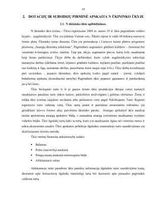 DOTACIJŲ IR SUBSIDIJŲ APSKAITA N ŪKININKO ŪKYJE. Paveikslėlis 10
