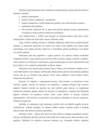 DOTACIJŲ IR SUBSIDIJŲ APSKAITA N ŪKININKO ŪKYJE. Paveikslėlis 5