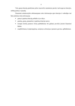 DOTACIJŲ IR SUBSIDIJŲ APSKAITA N ŪKININKO ŪKYJE. Paveikslėlis 9
