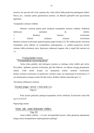 Finansinės analizės metodai. Paveikslėlis 10