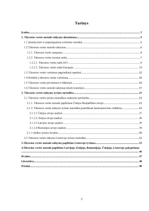 Tikrosios vertės metodo taikymo paplitimas Lietuvoje. Paveikslėlis 2