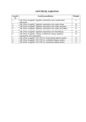 ILGALAIKIO MATERIALIOJO TURTO AUDITAS. Paveikslėlis 3