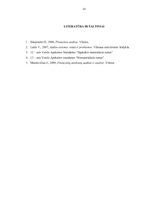 ILGALAIKIO TURTO AUDITAS. Paveikslėlis 10