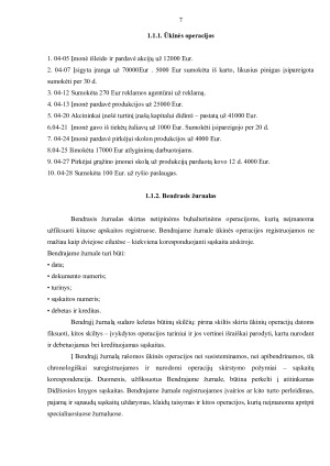 Įmonės apskaitos organizavimas ir finansinių ataskaitų analizė. Paveikslėlis 7