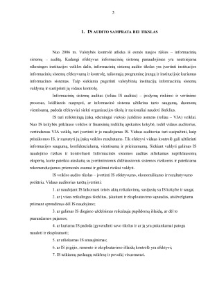 INFORMACINIŲ SISTEMŲ AUDITAS. Paveikslėlis 3