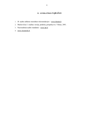 INFORMACINIŲ SISTEMŲ AUDITAS. Paveikslėlis 9