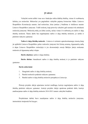 NAFTOS IR DUJŲ IŠTEKLIŲ MOKESTIS IR JO PRAKTINIO TAIKYMO YPATUMAI. Paveikslėlis 3