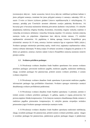 PRIVALOMOJO SVEIKATOS DRAUDIMO ĮMOKŲ TEISINIO REGLAMENTAVIMO AKTUALIJOS. Paveikslėlis 6