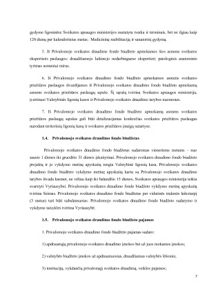 PRIVALOMOJO SVEIKATOS DRAUDIMO ĮMOKŲ TEISINIO REGLAMENTAVIMO AKTUALIJOS. Paveikslėlis 7