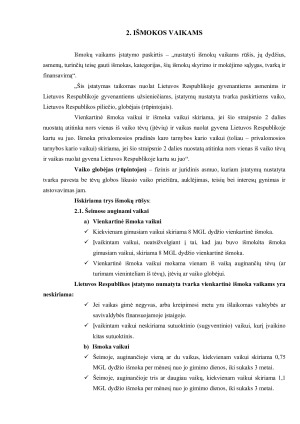 SOCIALINĖS PARAMOS PRIEMONIŲ VERTINIMAS GYVENTOJŲ GRUPĖMS. Paveikslėlis 8