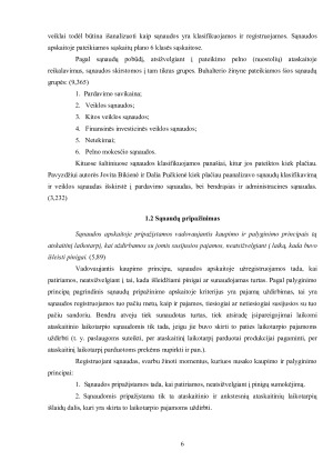 UAB „AUGLUVA“ SĄNAUDŲ APSKAITA IR ANALIZĖ. Paveikslėlis 6