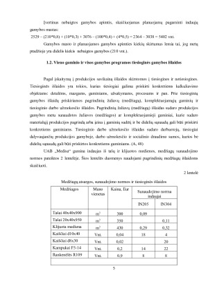 UAB „MEDISA“ EKONOMINIŲ RODIKLIŲ SKAIČIAVIMAS IR VERTINIMAS. Paveikslėlis 5