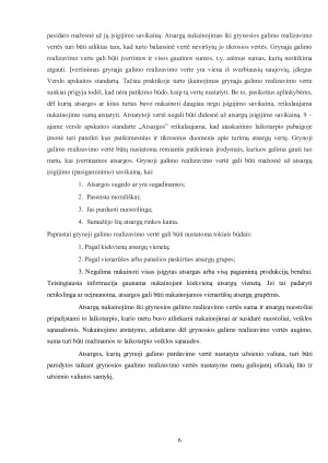 UAB „Printera“ atsargų apskaitos metodų analizė. Paveikslėlis 6